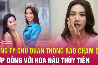 Công ty quản lý chấm dứt hợp đồng với Hoa hậu Thùy Tiên giữa bê bối lừa đảo